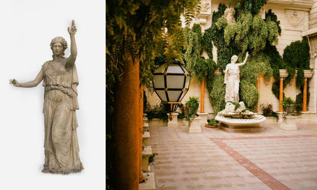 A garden statue, expected to sell for €2,000 to €3,000.
