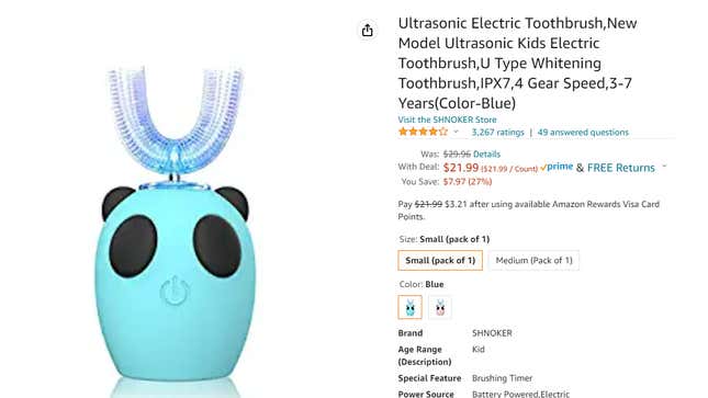 A photo of the weird amazon product