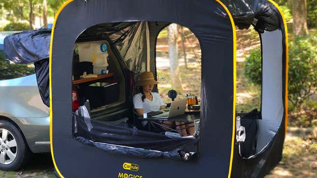 Image for article titled This Pop-Up Car Tent Is Now Less Than $300