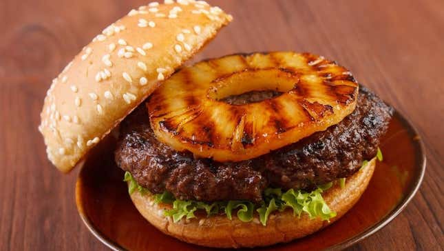 Pineapple burger