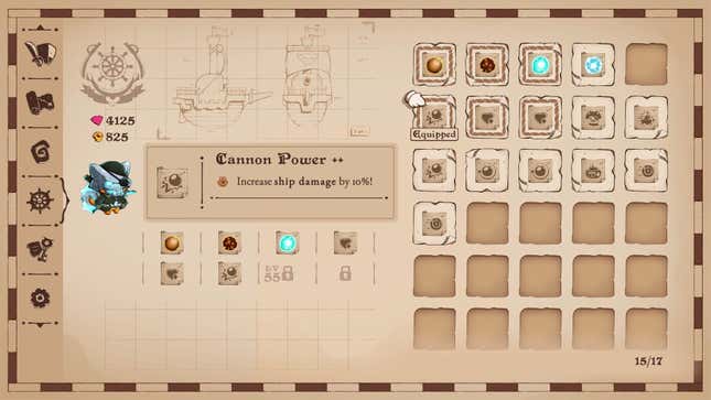 Cannon power menu.