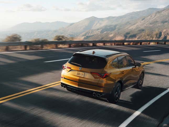 Image for article titled The 2022 Acura MDX Type S Will Be A $60,000+ Cruise Missile