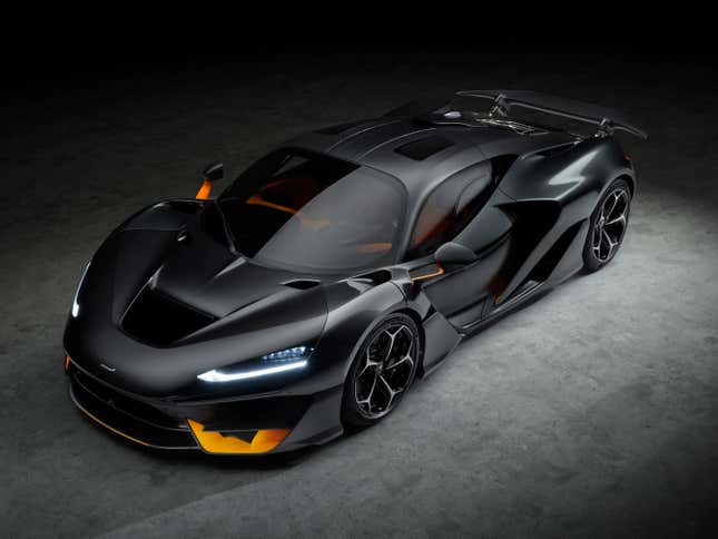 Image for article titled Hybrid McLaren W1 Hypercar Debuts With One Of The Wildest Wings You’ve Ever Seen