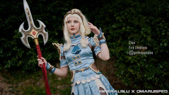 A photograph of a cosplayer at Il Volta Italy.