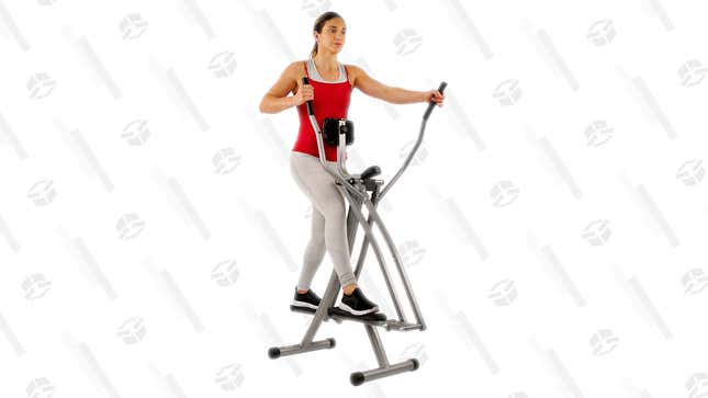 Sunny Health &amp; Fitness Air Walk Elliptical Machine | $85 | Amazon