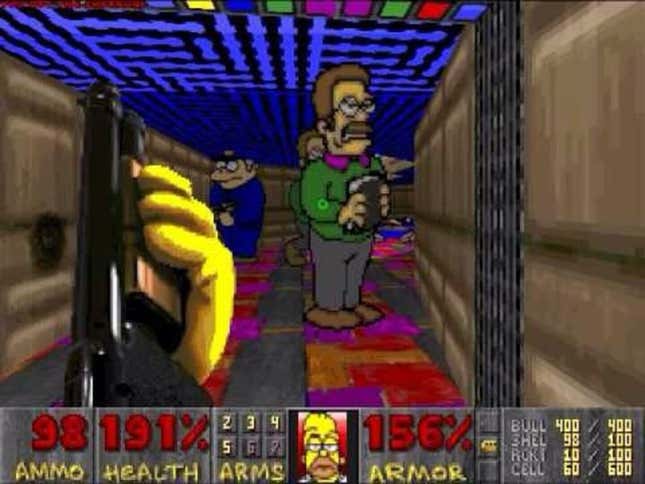 The Ultimate Simpsons Doom Screenshots and Videos - Kotaku