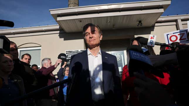 Dr. Mehmet Oz, Pennsylvania’s Republican Senate candidate, who lost to Democrat John Fetterman on Tuesday.