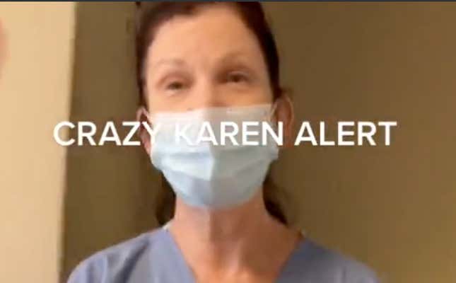 Image for article titled Crazy Video Shows Philly Nurse “Karen” Confront Pregnant Black Lady