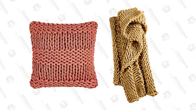 70% Off Oake Chunky Knit Throws &amp; Decorative Pillows | Macy’s