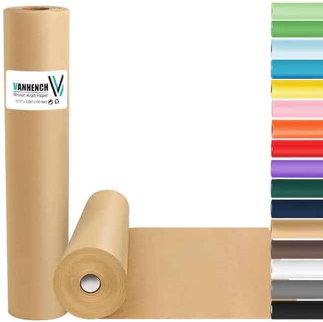 Image for article titled Vanhench Brown Wrapping Paper, Now 37% Off