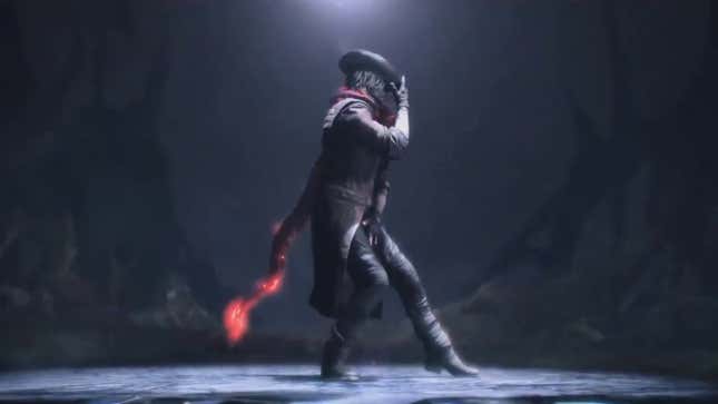 Dante dancing with a cowboy hat on