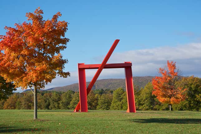 Mark di Suvero, Neruda’s Gate, 2005. Leihgabe vom Künstler und Spacetime CC, New York.