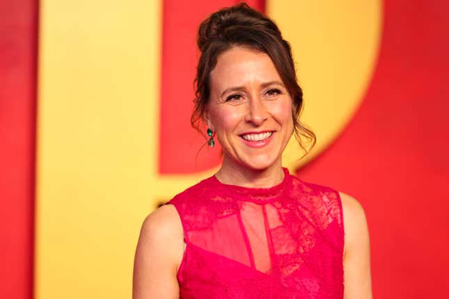 Anne Wojcicki à la soirée des Oscars Vanity Fair 2024 qui s’est tenue au Wallis Annenberg Center for the Performing Arts le 10 mars 2024 à Beverly Hills, en Californie. 