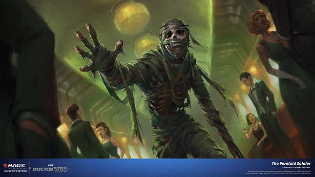 Image for article titled Get a Peek at Magic: The Gathering&#39;s New Doctor Who Set