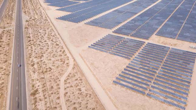 A field of solar panels near Mojave, Calif., in June.