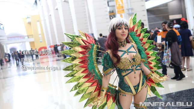 A photograph of a cosplayer at C2E2 2025