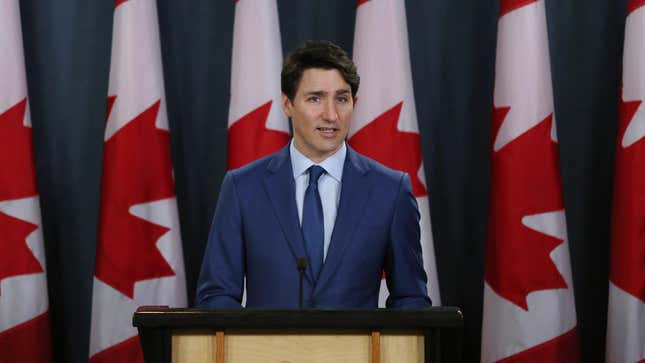 Image for article titled Trudeau Says Meta and Google Are ‘Bullying’ Canada