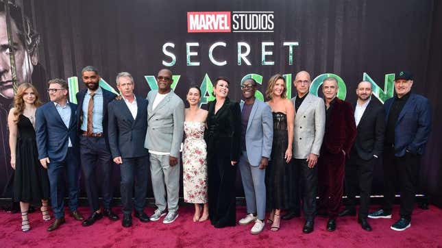 The cast and crew of Secret Invasion.