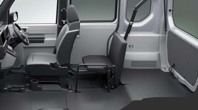 Interior of a Honda N-Van e: