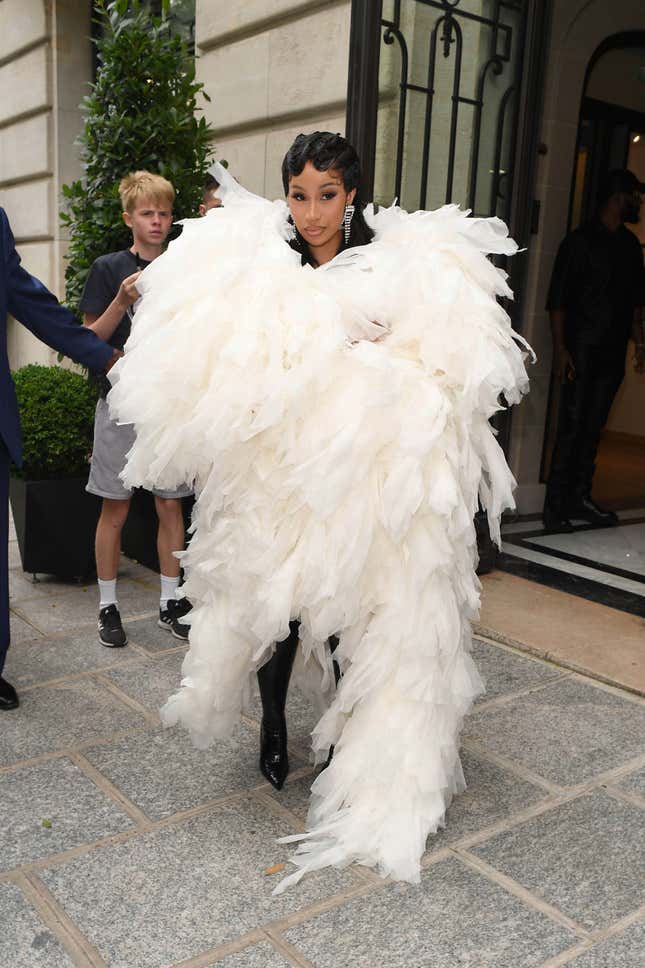 Photos from Cardi B's Looks During Haute Couture Paris Fashion Week 2023