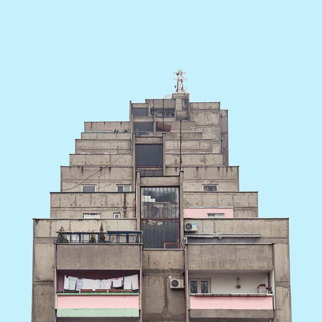 Image for article titled Photos: These 1970s brutalist buildings in Serbia look like Star Wars spaceships