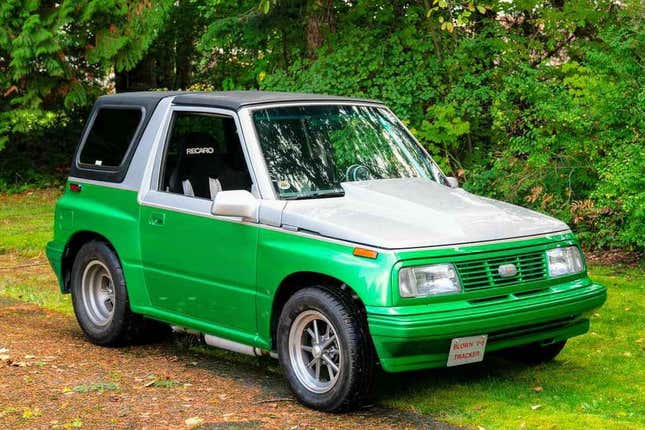 Image for article titled Geo Tracker Supercharged V8, BSA B44 Shooting Star, Nissan Figaro: The Dopest Cars I Found For Sale Online