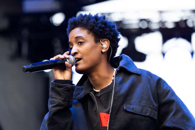 Syd of The Internet performs onstage during the Smokin Grooves Festival at Los Angeles State Historic Park on March 19, 2022 in Los Angeles, California.