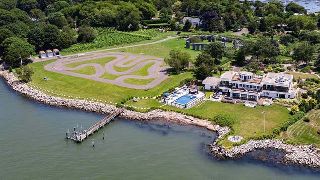 Image for article titled Buy This $35M Oceanside Go Kart Track, Get A Mansion, A Castle, And A Replica Of Stonehenge Absolutely Free