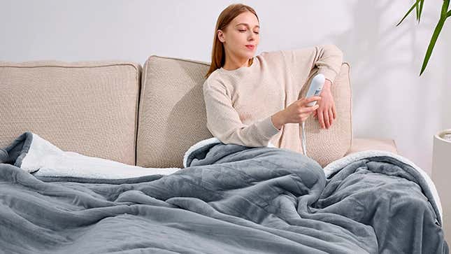 Bedsure Heated Blanket | $44 | 12% Off | Amazon