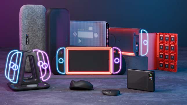 Genki shows off accessories for the Switch 2. 