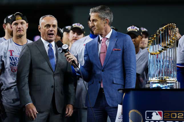Didn’t like the World Series? Default to blaming Rob Manfred
