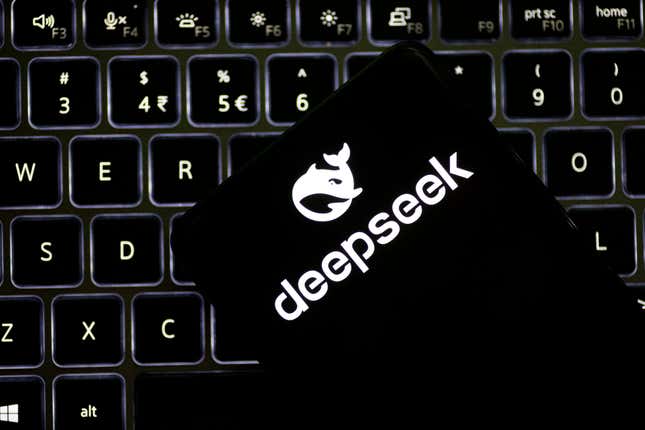 Image for article titled Chinese startup DeepSeek rattles tech markets with AI breakthroughs