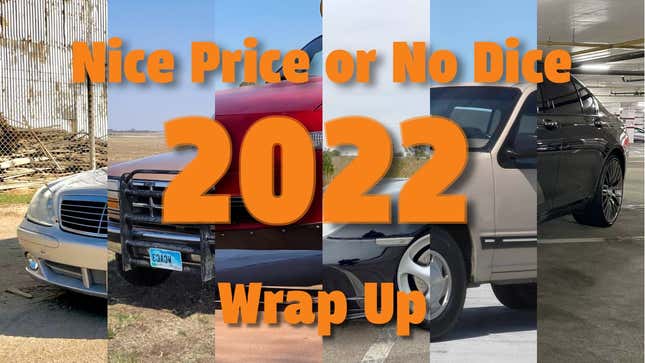 Nice Price or No Dice 2022 Wrap Up