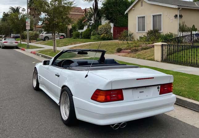 Image for article titled At $40,000, Will This Updated 1993 Mercedes-Benz SL600 Up the Ante?