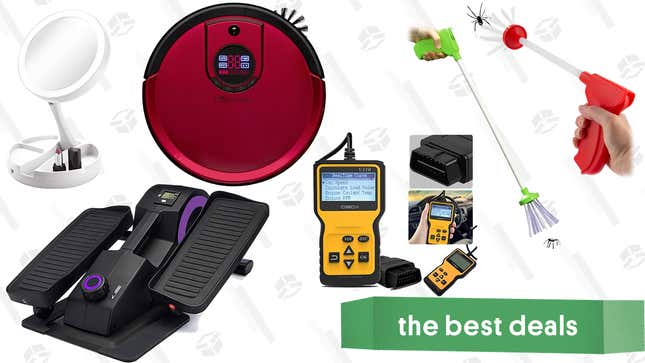 Image for article titled Saturday&#39;s Best Deals: Cubii Under Desk Elliptical, bObsweep Robo Vac, Ochine Vehicle Diagnostic Tool, and More
