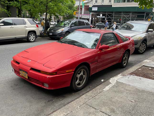 Cars on the streets of New York.