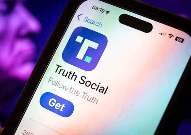 Image for article titled Trump Media expands into fintech, launching Truth.Fi brand