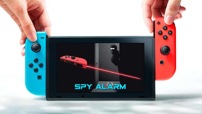 Image for article titled The Switch is Getting an Intruder Alert App That Uses a Joy-Con as a Laser Tripwire