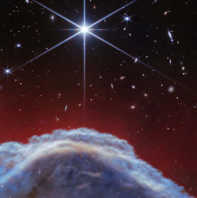 Image for article titled The Details Are Unreal in New Webb Image of Famous Horsehead Nebula