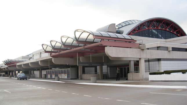 The terminal at Pittsburgh International Airport