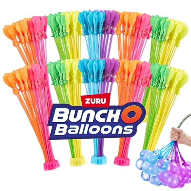 Image for article titled Original Bunch O Balloons Tropical Party 330+ Rapid-Filling Self-Sealing Water Balloons (Amazon Exclusive 10 count, Now 11% Off