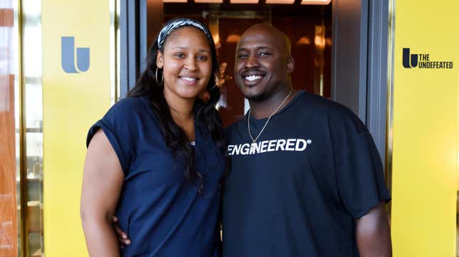Image for article titled WNBA Star Welcomes First Baby with Husband She Helped Free from Wrongful Prison Sentence