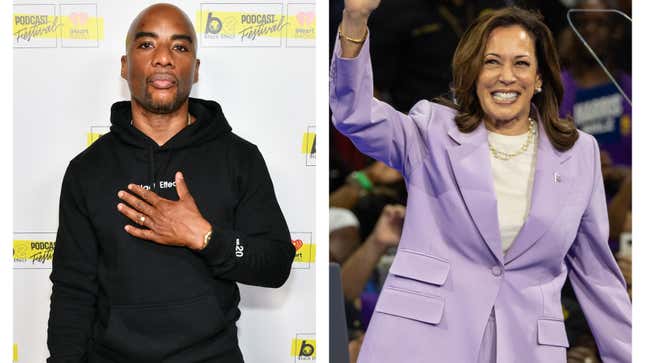 Imagen para el artículo titulado Donald Trump llama a Kamala Harris por su nombre, la vicepresidenta Harris lidera a Trump en estados en disputa, el caso electoral de Fani Willis contra Trump se estanca, Charlamagne Tha God da consejos a la campaña de Harris y más