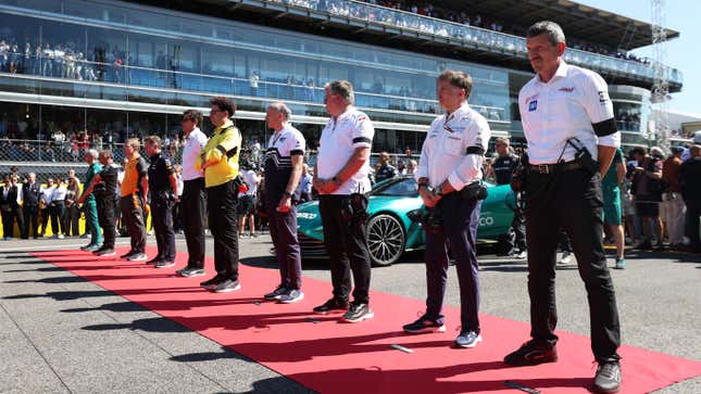 Image for article titled F1 Team Bosses Can&#39;t Agree on Safety Car Finish Replacement