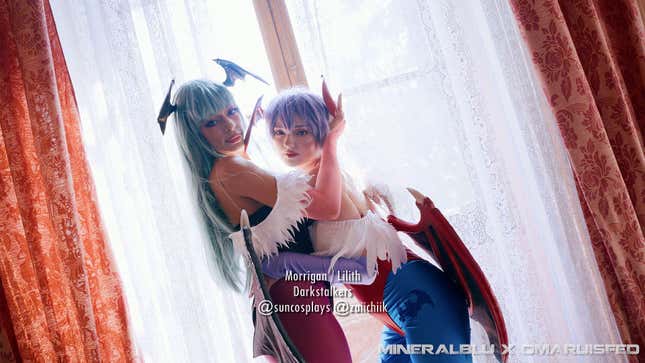 A photograph of a cosplayer at Il Volta Italy.