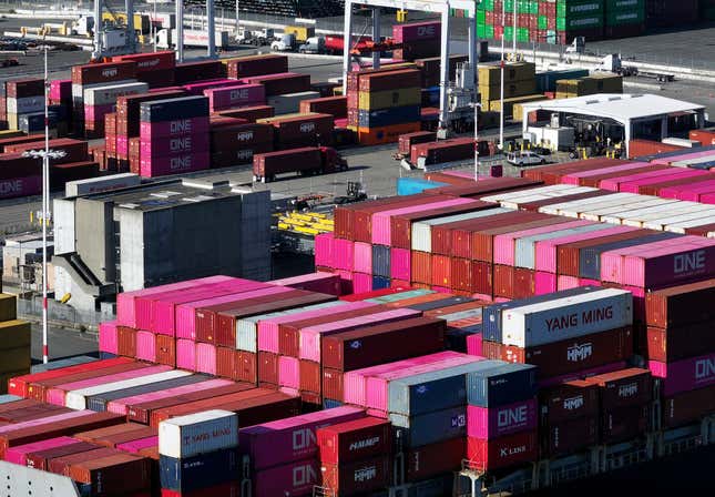 Image for article titled The trade war is making America more reliant on foreign goods, not less — at least for now