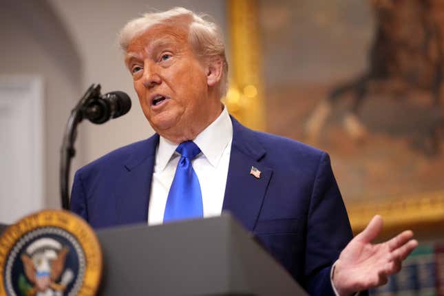 Image for article titled Trump to Walmart: Make less money