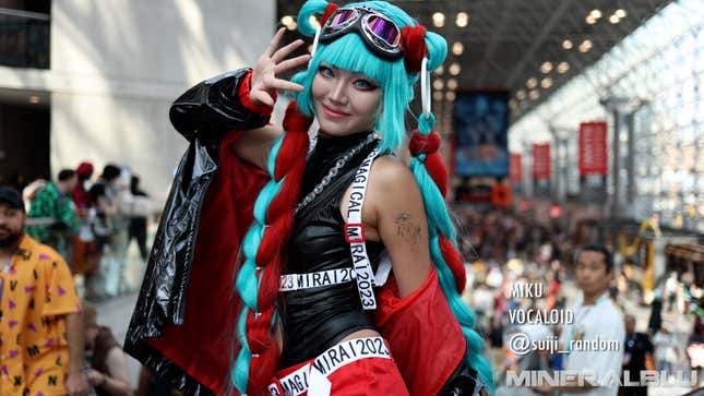 A cosplayer at Anime NYC 2024