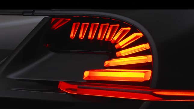 Pagani Alisea concept tail lights 