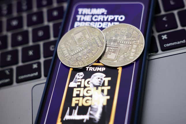 Image for article titled Trump sons disavow Trump-linked memecoin wallet